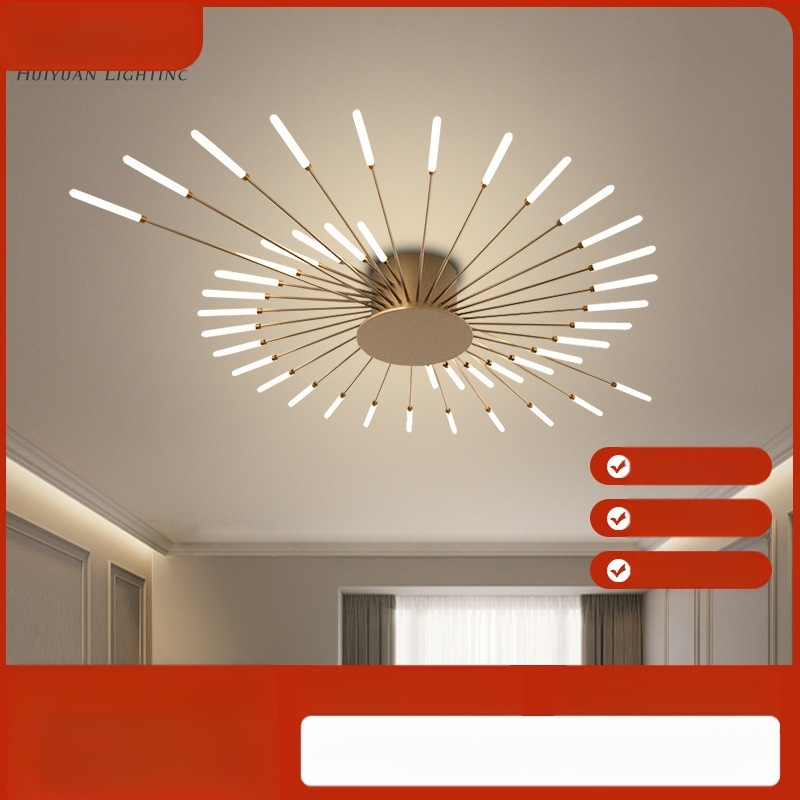 Piiriülesed lambid, Lihtne elutoa lamp, Laelamp, Esik, Luksuslik söögituba, Magamistuba, Vortex Fireworks, LED-laelamp