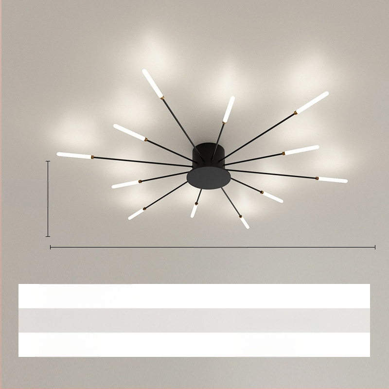 Piiriülesed lambid, Lihtne elutoa lamp, Laelamp, Esik, Luksuslik söögituba, Magamistuba, Vortex Fireworks, LED-laelamp