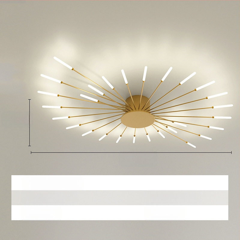 Piiriülesed lambid, Lihtne elutoa lamp, Laelamp, Esik, Luksuslik söögituba, Magamistuba, Vortex Fireworks, LED-laelamp