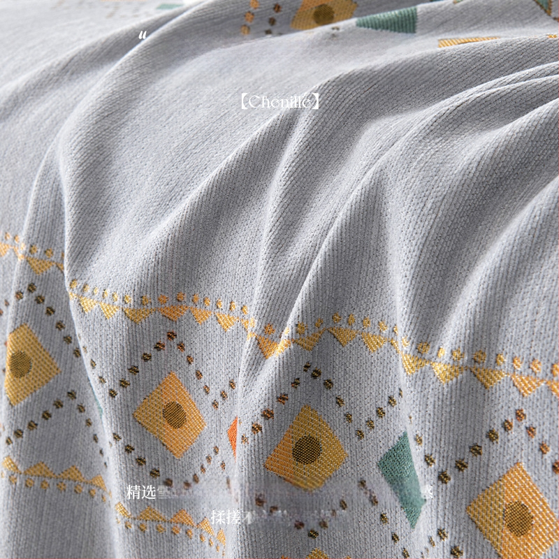 Универсален калъф за диван в кремав стил, еднокомпонентен, универсален, за четири сезона, висококачествен плат, кърпа за диван, против надраскване от котка