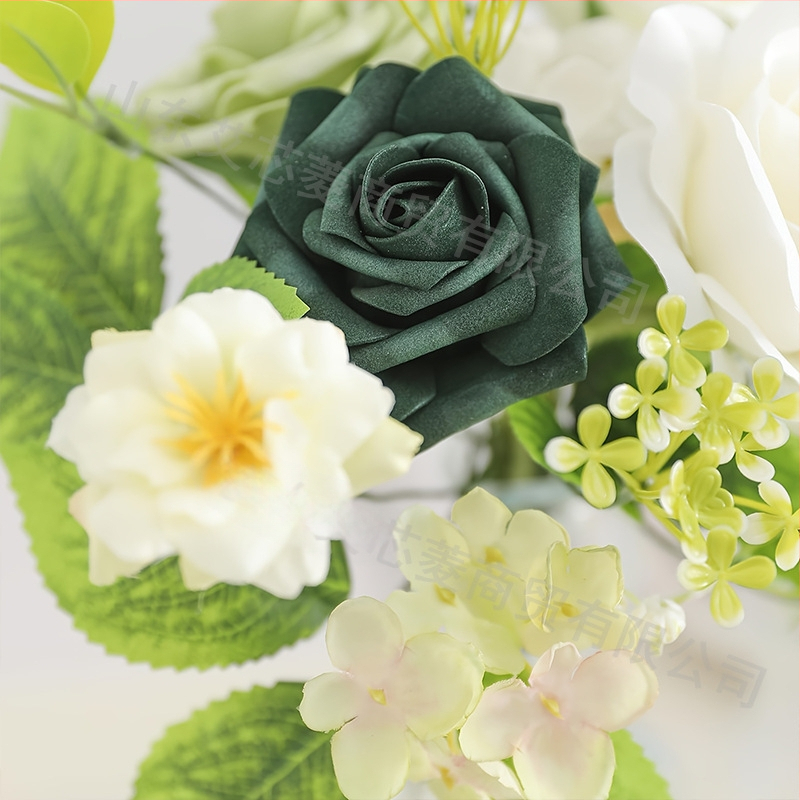 Gamyklinė tarpvalstybinė imitacinė rožių netikrų gėlių dovanų dėžutė „pasidaryk pats“ vestuvėms, vestuvių sužadėtuvių vakarėliui, darbalaukio dekoravimui