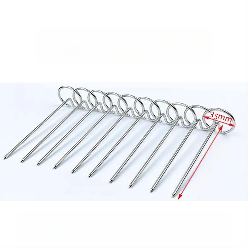 Õhufritüüri ahju varras Vertikaalne varras Grilli lisatarvikud Toidukvaliteediga 304 roostevabast terasest varras Varras