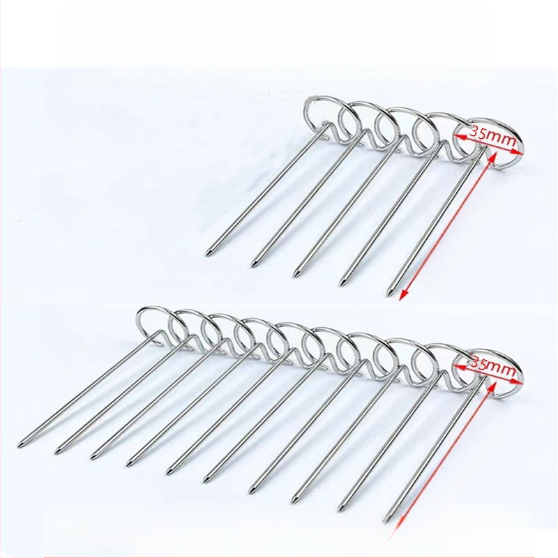 Õhufritüüri ahju varras Vertikaalne varras Grilli lisatarvikud Toidukvaliteediga 304 roostevabast terasest varras Varras