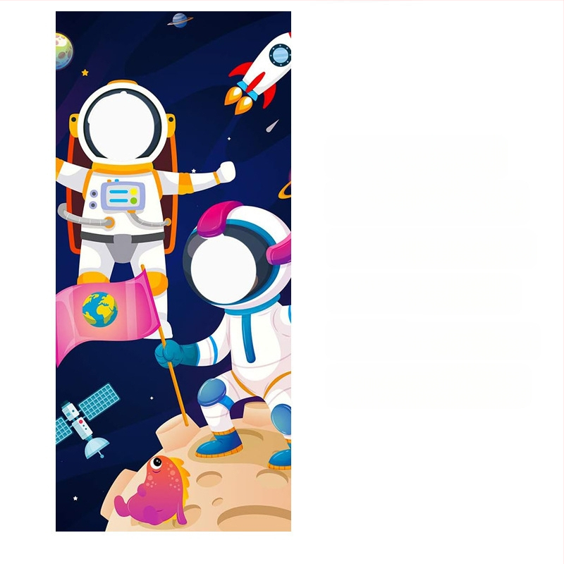 Космически забавни фото реквизити банер рожден ден декорация консумативи банер парти фотография фото врата полиестер