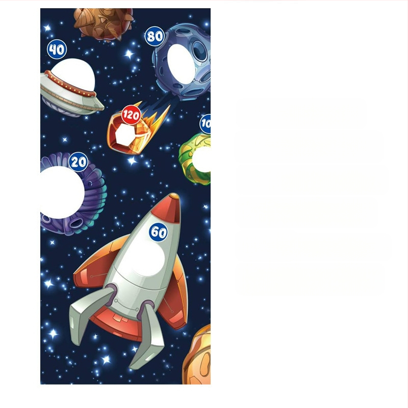 Космически забавни фото реквизити банер рожден ден декорация консумативи банер парти фотография фото врата полиестер