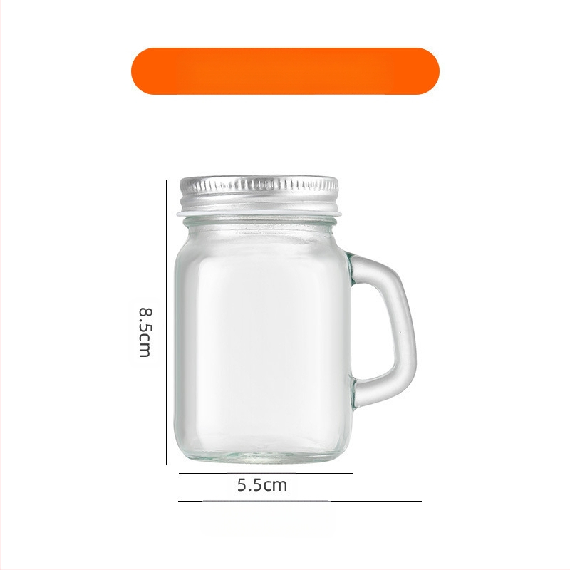 Amazon 40ml Mini pahar cu mâner pahar mic de vin 120ml cafea ceai lapte ceașcă Mason Cup