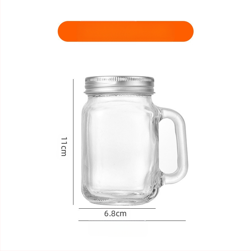 Amazon 40ml Mini pahar cu mâner pahar mic de vin 120ml cafea ceai lapte ceașcă Mason Cup
