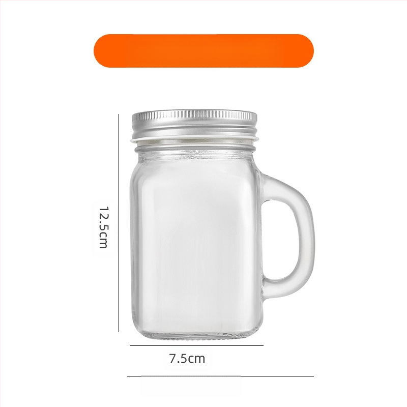 Amazon 40ml Mini pahar cu mâner pahar mic de vin 120ml cafea ceai lapte ceașcă Mason Cup
