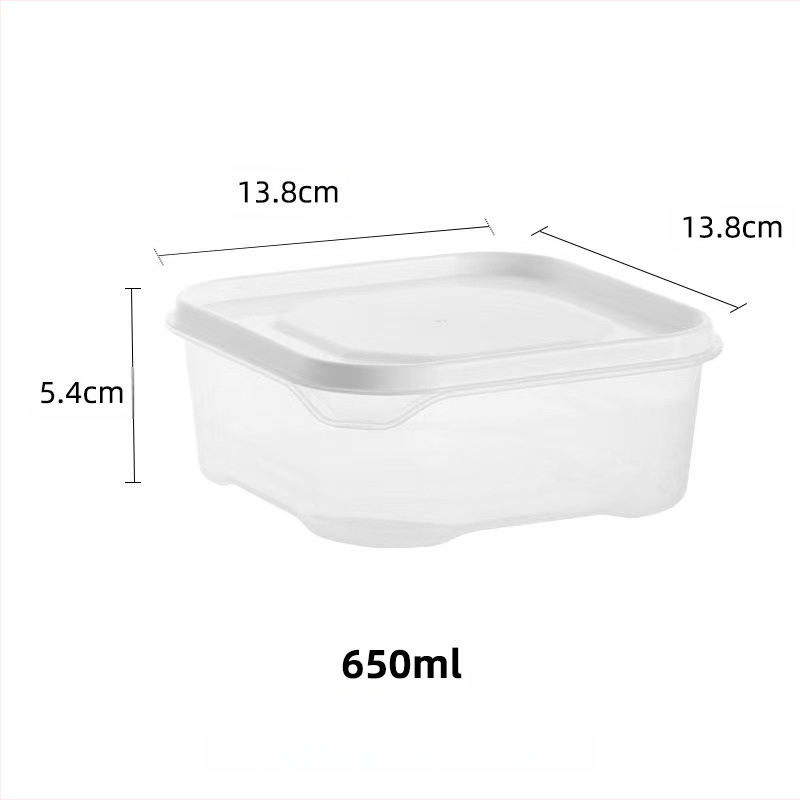 Toidukarp Köögiviljade külmutatud kiht külmutatud liha Külmkapi toidu alamkarp Mikrolaineahju puuviljade hoiukarp