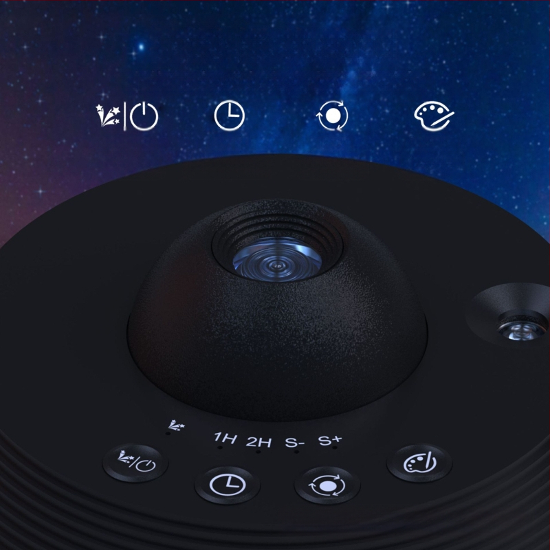 2024. aasta uus kosmosekuuli HD Galaxy projektsioonlamp 13 filmimustriga dünaamiline meteoorifookuslamp kingituslamp