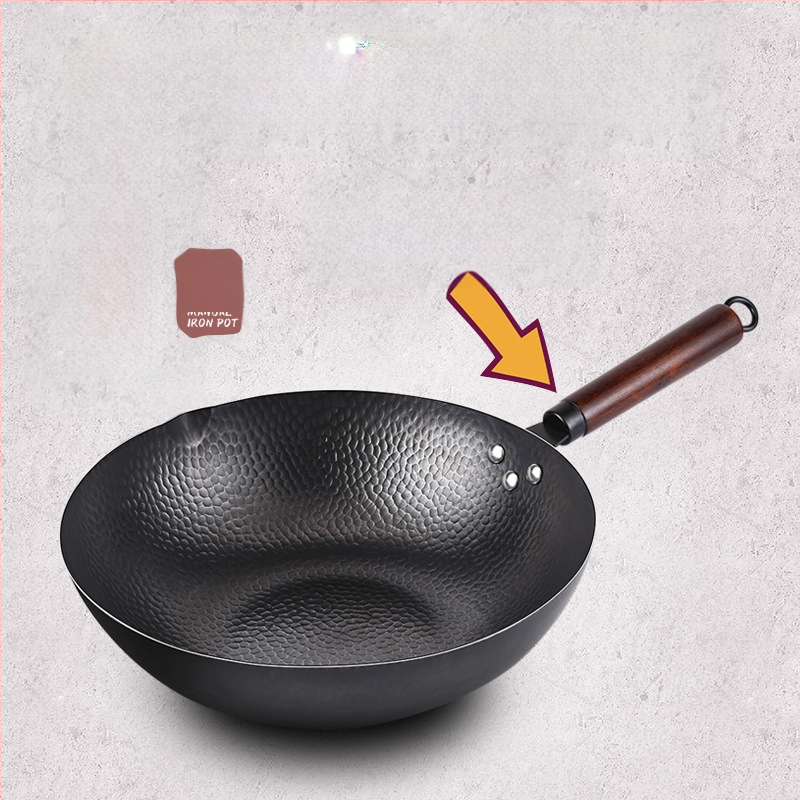 Zhangqiu Wok Raud Wok Wok Mittenakkuva Woki Majapidamises Katmata Induktsioonpliit Gaas Lameda Põhi