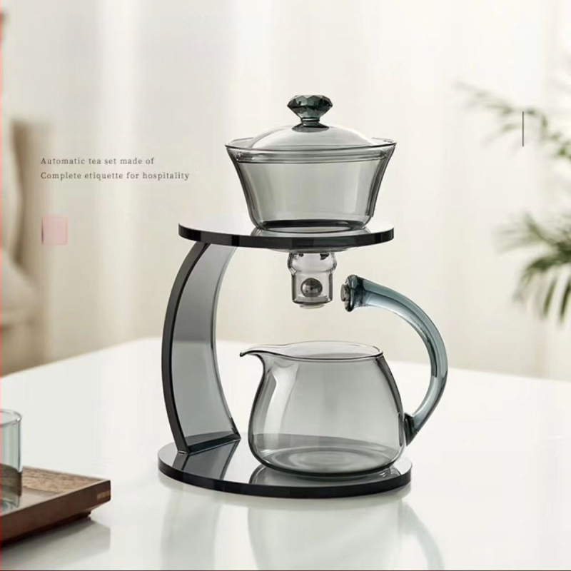 Arbatos ruošimo rinkinys, tinkantis prie magnetinio arbatinuko, stiklinis arbatos rinkinys, magnetinis pusiau automatinis arbatos ruošimo rinkinys, biuro namams