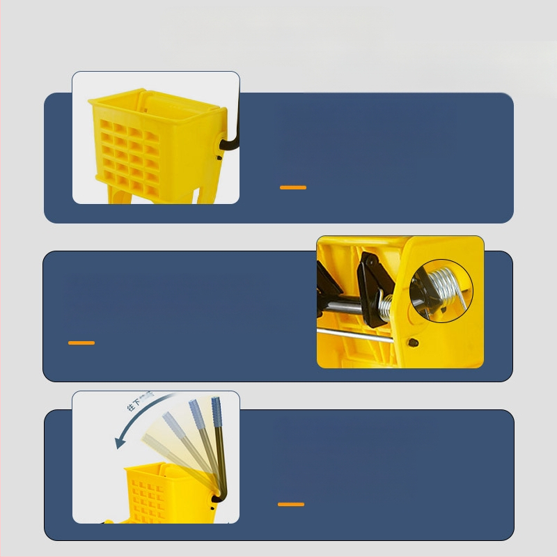 Veepressiga mopiämber Pigistav ämber Kodumajapidamises kasutatav mopiämber Puhastusmopp Automopiämber Käed-vabad mopiämber