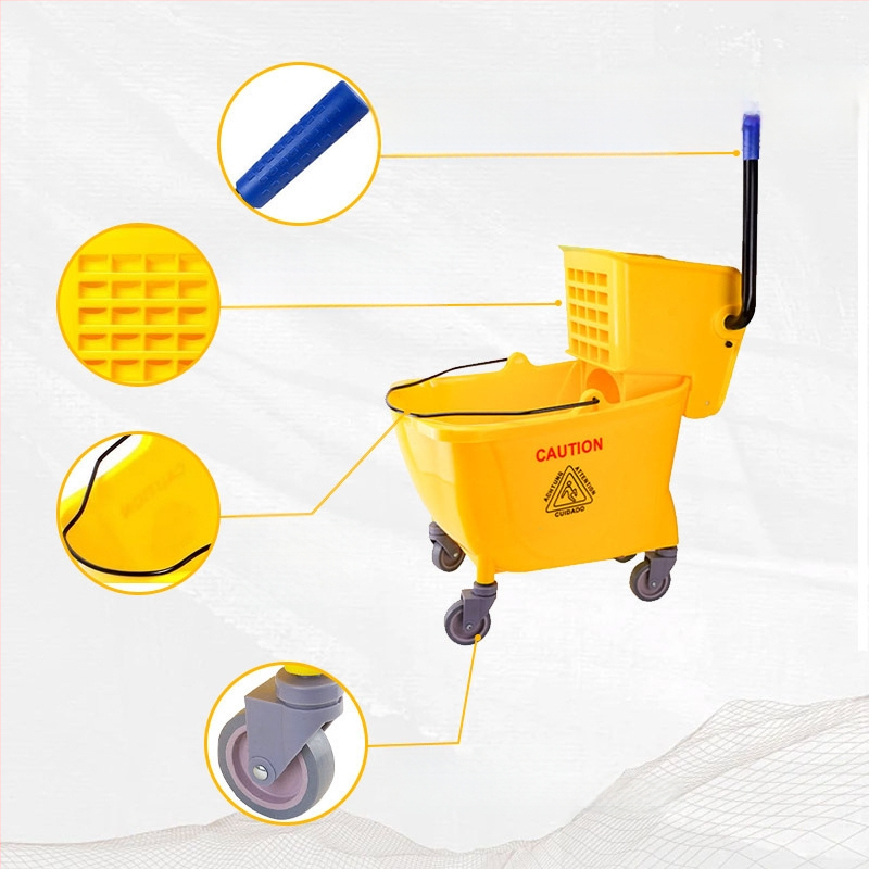 Veepressiga mopiämber Pigistav ämber Kodumajapidamises kasutatav mopiämber Puhastusmopp Automopiämber Käed-vabad mopiämber