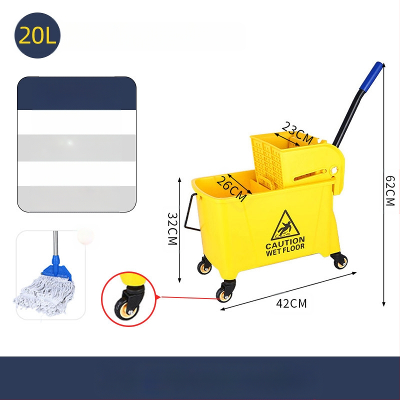 Veepressiga mopiämber Pigistav ämber Kodumajapidamises kasutatav mopiämber Puhastusmopp Automopiämber Käed-vabad mopiämber