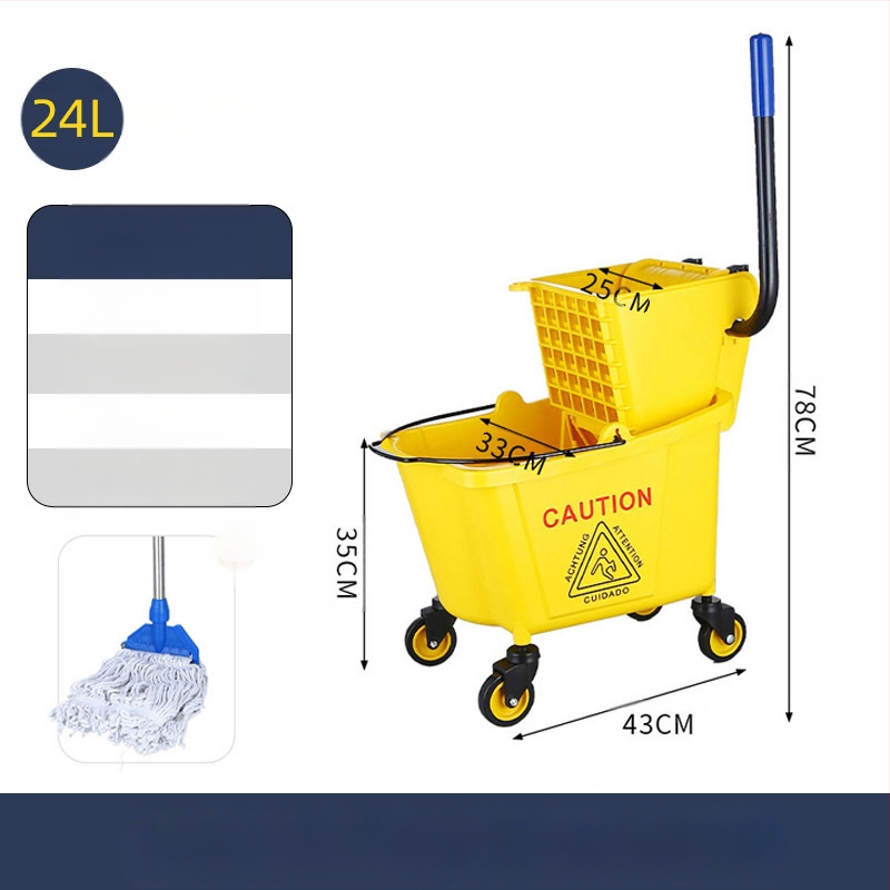 Veepressiga mopiämber Pigistav ämber Kodumajapidamises kasutatav mopiämber Puhastusmopp Automopiämber Käed-vabad mopiämber