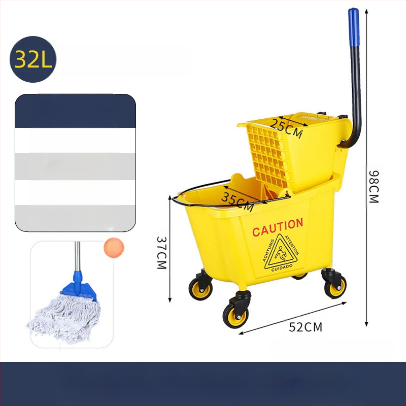 Veepressiga mopiämber Pigistav ämber Kodumajapidamises kasutatav mopiämber Puhastusmopp Automopiämber Käed-vabad mopiämber