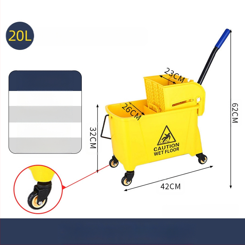Veepressiga mopiämber Pigistav ämber Kodumajapidamises kasutatav mopiämber Puhastusmopp Automopiämber Käed-vabad mopiämber