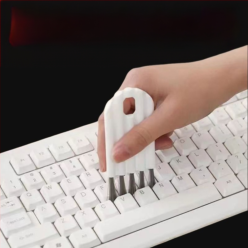 Мека вълнена четка за почистване на клавиатура, четка за механична клавиатура на компютъра, почистване на шасито на хоста, дълбоко почистване на клавиатура