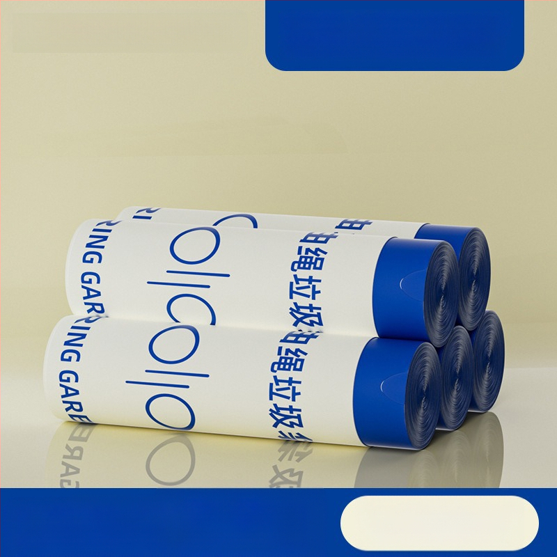 Kiaulienos šiukšlių maišai, 100 vnt., buitiniai, su raišteliu, neplyštantys šiukšlių maišai, sustorinti ir neplyštantys, su raišteliu