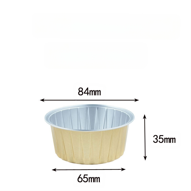 20 опаковки, 50 опаковки, чаши за пудинг, фритюрник със специален цвят, кутия от алуминиево фолио, кръгла купа, кутия за торта, чаша за барбекю