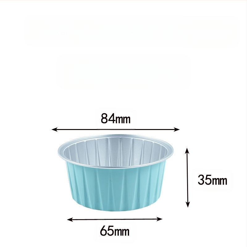 20 опаковки, 50 опаковки, чаши за пудинг, фритюрник със специален цвят, кутия от алуминиево фолио, кръгла купа, кутия за торта, чаша за барбекю