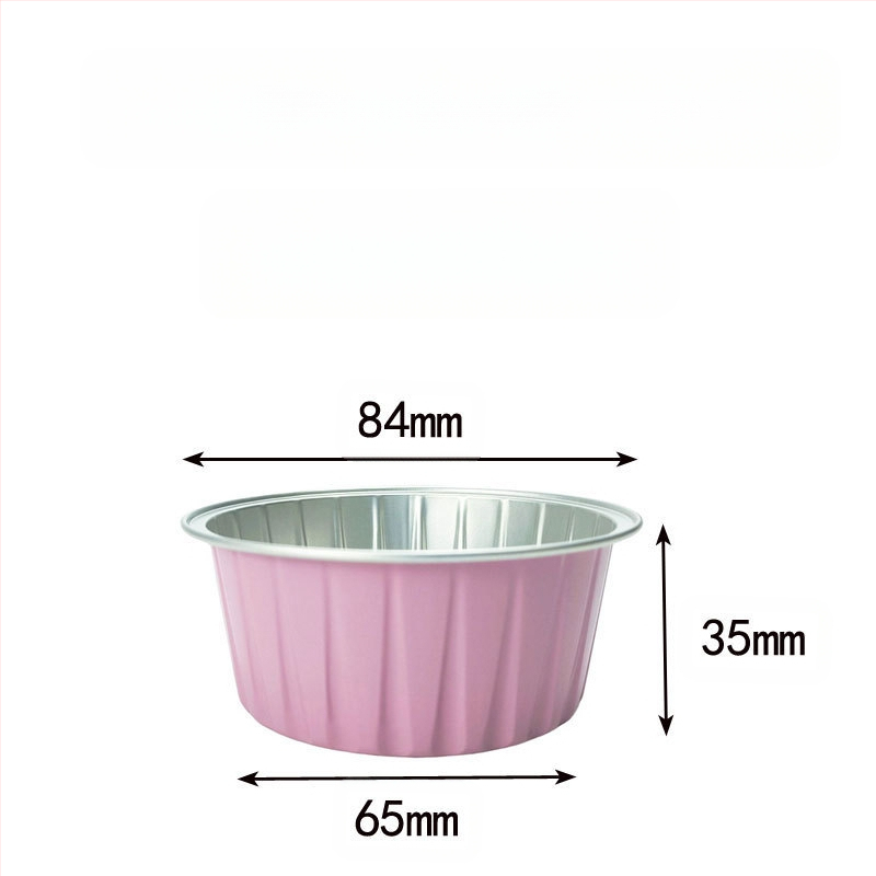 20 опаковки, 50 опаковки, чаши за пудинг, фритюрник със специален цвят, кутия от алуминиево фолио, кръгла купа, кутия за торта, чаша за барбекю