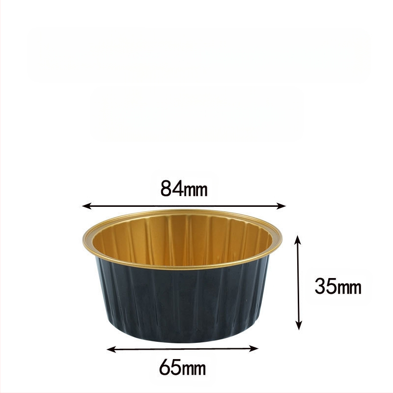 20 опаковки, 50 опаковки, чаши за пудинг, фритюрник със специален цвят, кутия от алуминиево фолио, кръгла купа, кутия за торта, чаша за барбекю