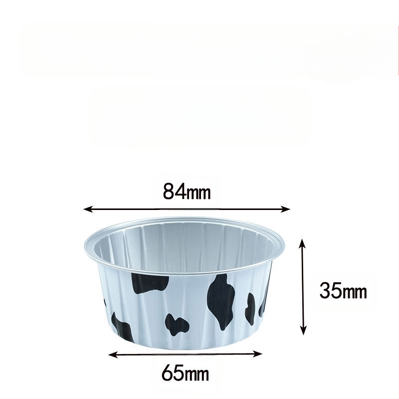 20 опаковки, 50 опаковки, чаши за пудинг, фритюрник със специален цвят, кутия от алуминиево фолио, кръгла купа, кутия за торта, чаша за барбекю