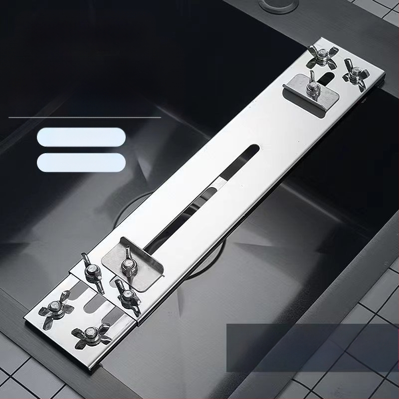 Roostevabast terasest fikseeritud terituskivi kronstein majapidamises kasutatavale reguleeritavale valamule, fikseeritud restile, uus libisemisvastane teritusrest