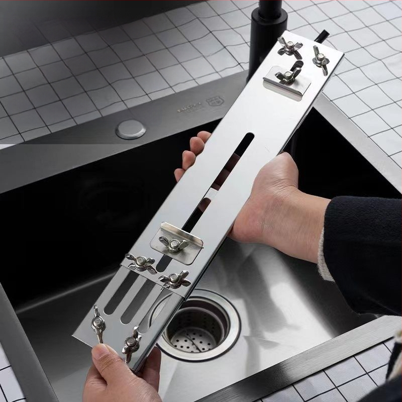 Roostevabast terasest fikseeritud terituskivi kronstein majapidamises kasutatavale reguleeritavale valamule, fikseeritud restile, uus libisemisvastane teritusrest