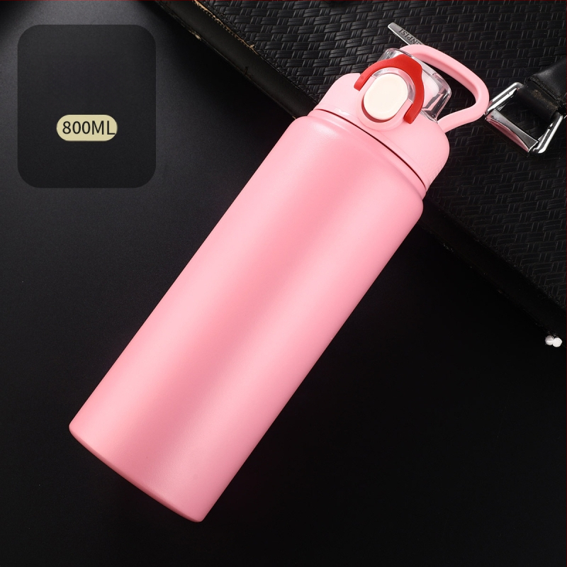 Θερμός μεγάλης χωρητικότητας από ανοξείδωτο ατσάλι 316, φορητό ποτήρι νερού για άνδρες και γυναίκες, για αθλητικές δραστηριότητες, εξωτερικούς χώρους με καλαμάκι