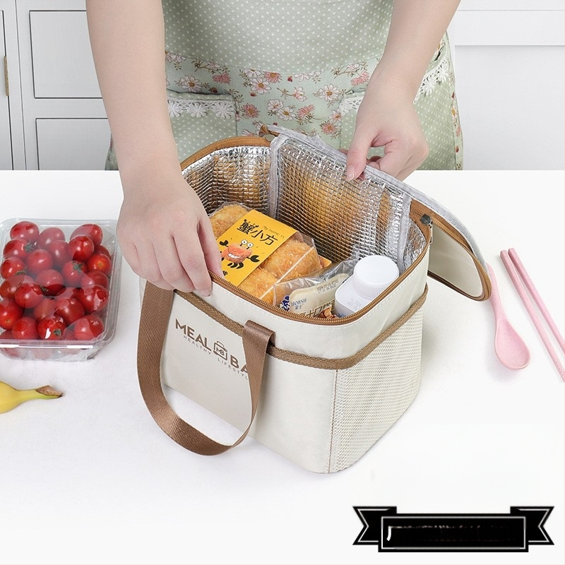 Pietų dėžutės rankinės izoliacinis krepšys lauko piknikui didelės talpos maisto krepšys biuro studentams