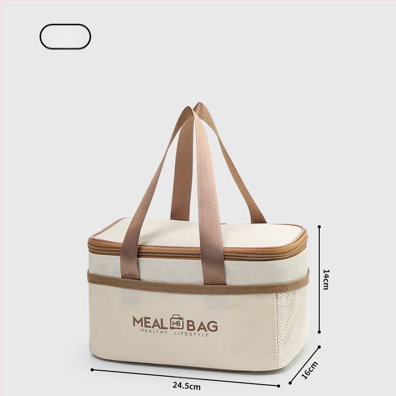 Pietų dėžutės rankinės izoliacinis krepšys lauko piknikui didelės talpos maisto krepšys biuro studentams