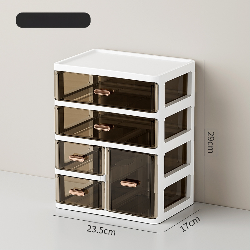 Stolni ormarić za pohranu velikog kapaciteta, stalak za njegu kože, višeslojna ladica za pohranu studentskog pribora