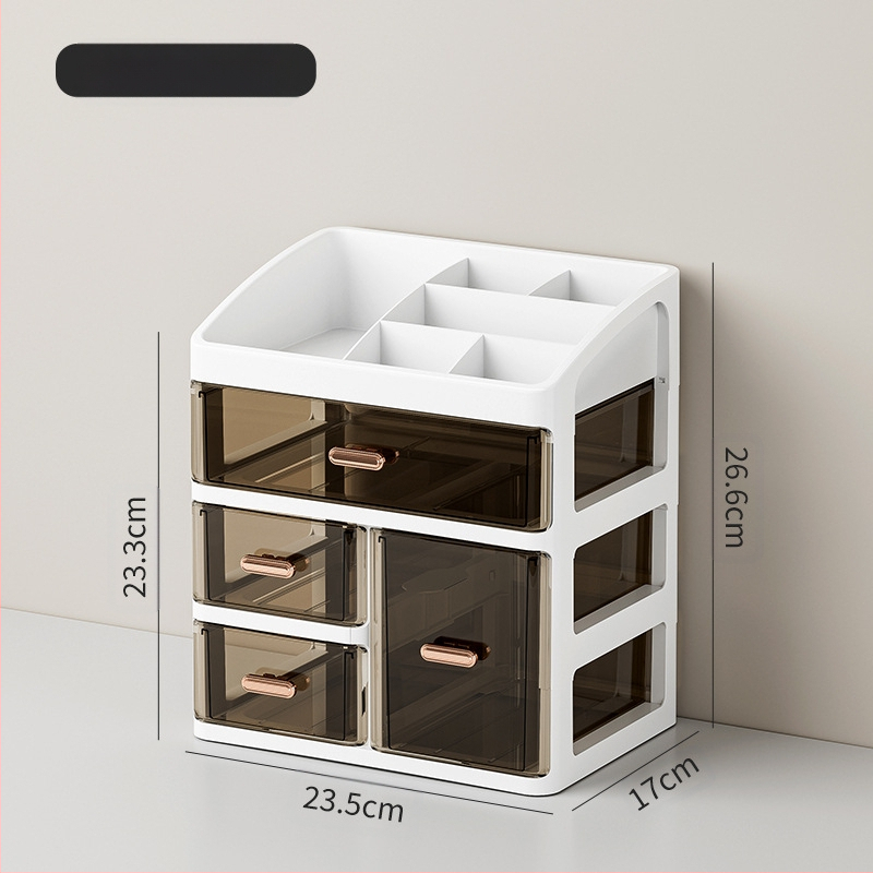 Stolni ormarić za pohranu velikog kapaciteta, stalak za njegu kože, višeslojna ladica za pohranu studentskog pribora
