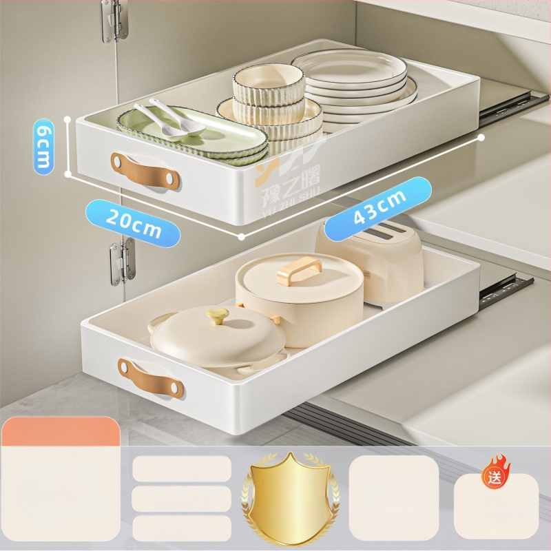 Su rankena spintelėje traukiamas krepšelis virtuvės prieskonių laikymo dėžė stumdomas bėgelis montavimo nereikalaujanti laikymo dėžė tarpų