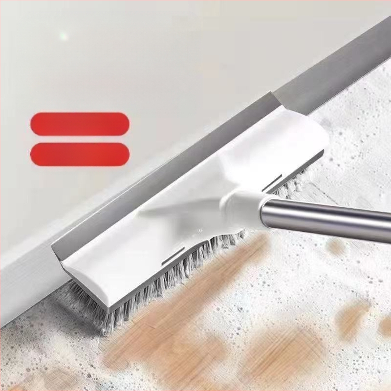 Grindų šepetys Tualeto grindų šepetys ilga rankena Tualetas Vonios kambarys Buitinis kietų plaukų valymas Plytelių tarpų valymas Daugiafunkcis