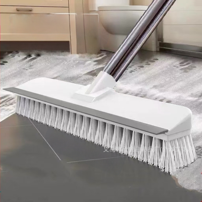 Grindų šepetys Tualeto grindų šepetys ilga rankena Tualetas Vonios kambarys Buitinis kietų plaukų valymas Plytelių tarpų valymas Daugiafunkcis