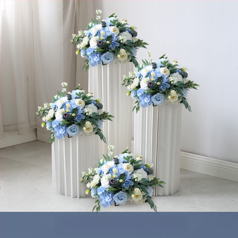 Automobilio pristatymo ceremonijos lango vestuvių dekoravimo stilius Dirbtinių gėlių dekoravimas Netikros gėlės 4s Parduotuvės pasveikinimas Kt prekės ženklo romėnų kolonų dekoravimas