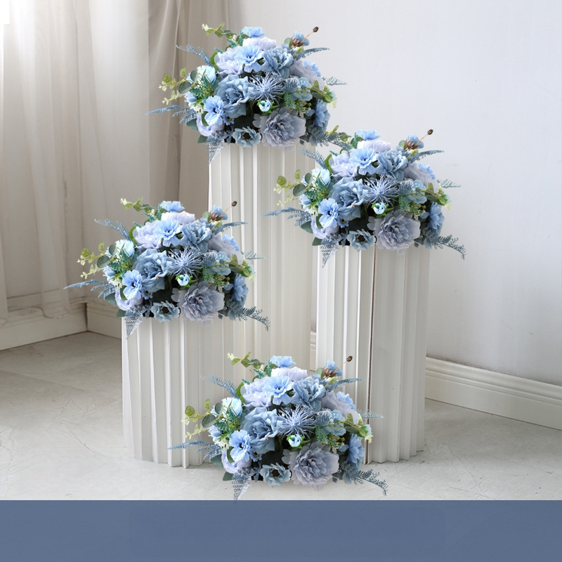 Automobilio pristatymo ceremonijos lango vestuvių dekoravimo stilius Dirbtinių gėlių dekoravimas Netikros gėlės 4s Parduotuvės pasveikinimas Kt prekės ženklo romėnų kolonų dekoravimas