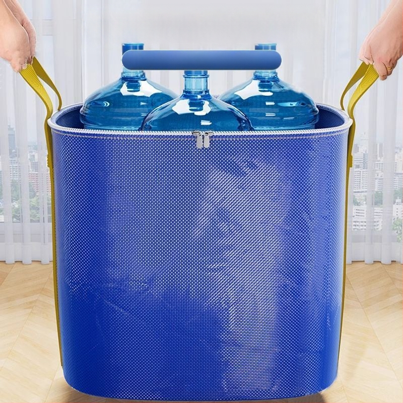 Suure mahutavusega kolimispakkide kott, sorteerimiskarp, karp, kootud maonahast pagasi hoiukott, ekspresssorteerimine, tonni tonni tonni kott