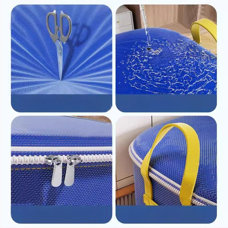 Suure mahutavusega kolimispakkide kott, sorteerimiskarp, karp, kootud maonahast pagasi hoiukott, ekspresssorteerimine, tonni tonni tonni kott