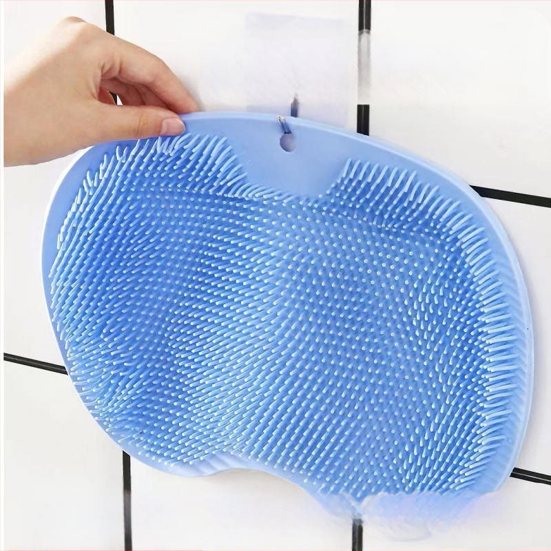 Neslystantis silikoninis pėdų trynimo artefaktas, tinginio nugaros trynimo pagalvėlė voniai, siurbimo taurelė, stipri nugaros valymo vonios sienų plovimo pagalvėlė