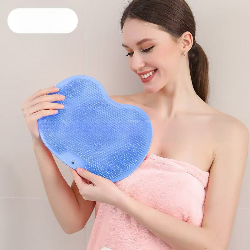 Neslystantis silikoninis pėdų trynimo artefaktas, tinginio nugaros trynimo pagalvėlė voniai, siurbimo taurelė, stipri nugaros valymo vonios sienų plovimo pagalvėlė