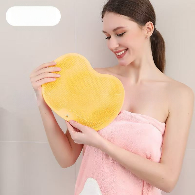 Neslystantis silikoninis pėdų trynimo artefaktas, tinginio nugaros trynimo pagalvėlė voniai, siurbimo taurelė, stipri nugaros valymo vonios sienų plovimo pagalvėlė