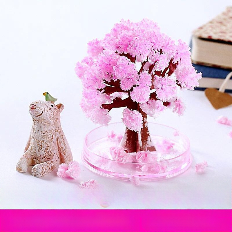 Tarpvalstybinis popierinių eglutės žydinčių vaikų „pasidaryk pats“ magiško augimo krištolinių eglutės žaislų, spalvotų Kalėdų eglučių gamintojų didmeninė prekyba tiekėjas