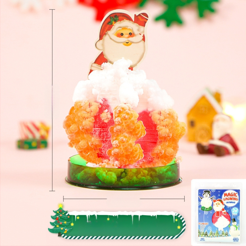 Tarpvalstybinis popierinių eglutės žydinčių vaikų „pasidaryk pats“ magiško augimo krištolinių eglutės žaislų, spalvotų Kalėdų eglučių gamintojų didmeninė prekyba tiekėjas