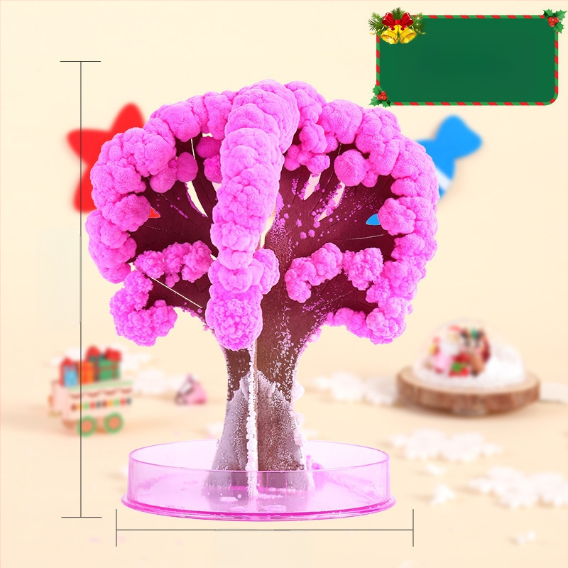 Tarpvalstybinis popierinių eglutės žydinčių vaikų „pasidaryk pats“ magiško augimo krištolinių eglutės žaislų, spalvotų Kalėdų eglučių gamintojų didmeninė prekyba tiekėjas