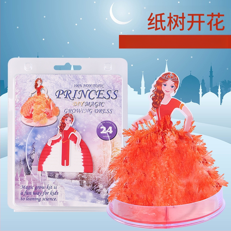 Tarpvalstybinis popierinių eglutės žydinčių vaikų „pasidaryk pats“ magiško augimo krištolinių eglutės žaislų, spalvotų Kalėdų eglučių gamintojų didmeninė prekyba tiekėjas